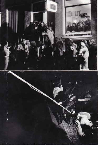 Michel Cardena, ‘Cardena réchauffe le Reguliersgracht’, In-Out Center Amsterdam, 24 november 1972 Rozenstraat